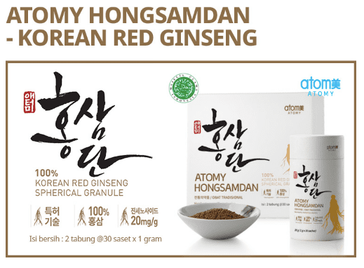Hongsamdan-Red-Ginseng-Korea Produk Atomy